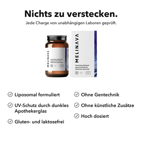 Liposomales Melatonin: Nichts zu verstecken