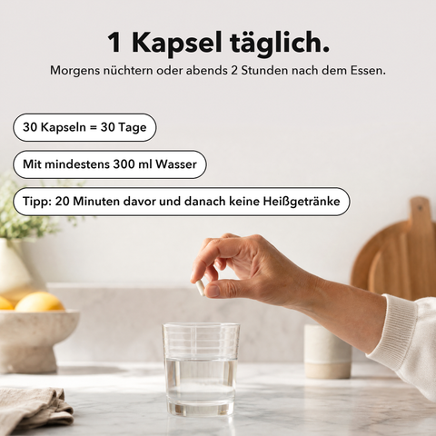 Probiotika Mikroverkapselt: 1 Kapsel täglich
