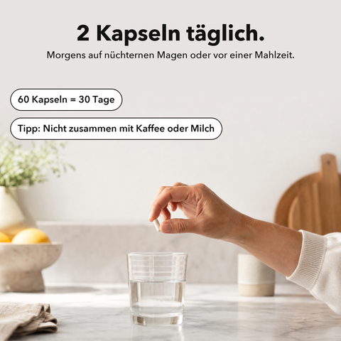 Liposomaler Eisen-Komplex: 2 Kapseln täglich