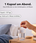 Liposomales Melatonin: 1 Kapsel am Abend