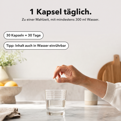 Liposomales Zink: 1 Kapsel täglich